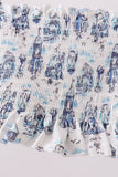 Blue Beach Smocked UPF Swim Set Aaria Tees