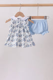 Blue Beach Bloomer Set Aaria Tees