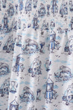 Blue Beach Smocked Women Dress Aaria Tees