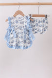 Blue Beach Bloomer Set Aaria Tees
