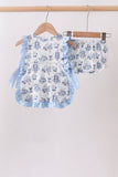 Blue Beach Bloomer Set Aaria Tees