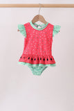 Red Watermelon UPF Swim One-Piece Aaria Tees