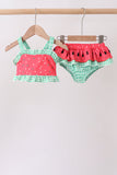 Red Watermelon UPF Swim Set Aaria Tees
