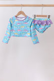 Blue Shark UPF Rashguard Set Aaria Tees