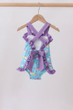 Blue Shark Ruffle Bubble Aaria Tees