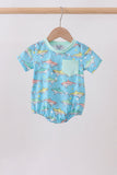 Blue Shark Bubble Aaria Tees