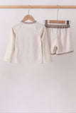 Khaki Character UPF Rashguard Set - Aaria Tees Aaria Tees