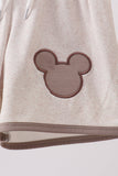 Khaki Character UPF Swim Trunks - Aaria Tees Aaria Tees