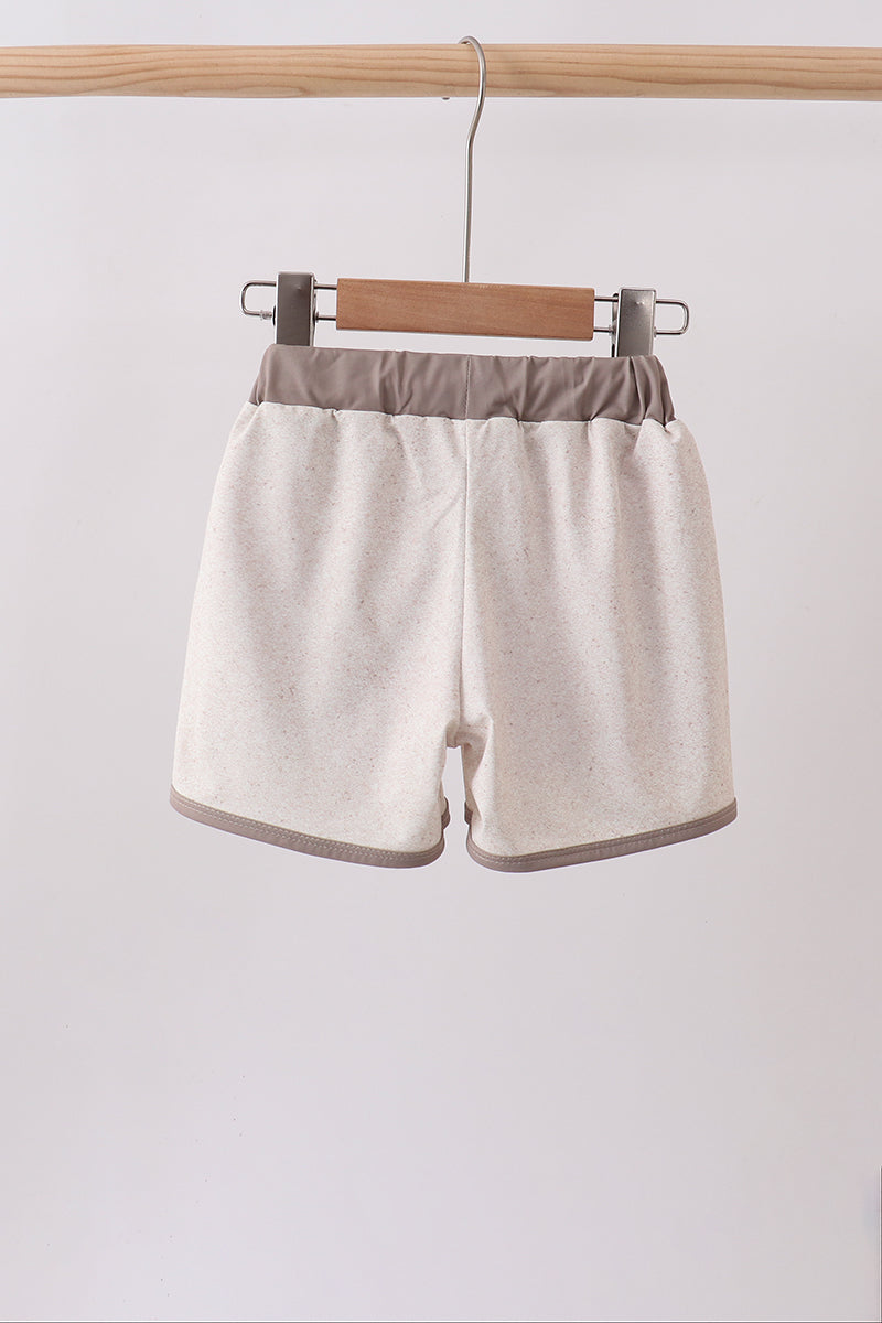 Khaki Character UPF Swim Trunks - Aaria Tees Aaria Tees