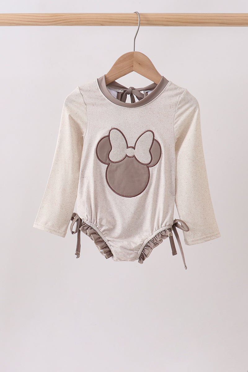 Khaki Character UPF Rashguard - Aaria Tees