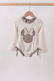 Khaki Character UPF Rashguard - Aaria Tees Aaria Tees