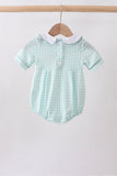 Sage Plaid Bubble Aaria Tees