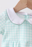 Sage Plaid Bubble Aaria Tees