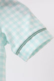 Sage Plaid Bubble Aaria Tees