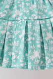 Sage Floral Skirt Set Aaria Tees