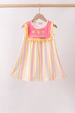 You're my sunshine embroidery Stripe Dress Aaria Tees