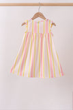 You're my sunshine embroidery Stripe Dress Aaria Tees
