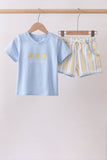You're my sunshine embroidery Stripe Set Aaria Tees