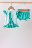 Green Mallard Embroidered Bloomer Set Aaria Tees