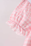 Pink Apple Bus Smocked Dress Aaria Tees