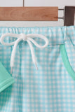 Green Apple Embroidered Set Aaria Tees