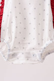 Maroon Alabama Elephant Applique Ruffle Bubble Aaria Tees