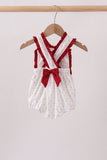 Maroon Alabama Elephant Applique Ruffle Bubble Aaria Tees