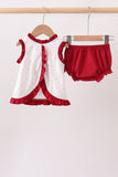 Maroon Alabama Elephant Applique Bloomer Set Aaria Tees