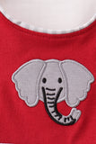 Maroon Alabama Elephant Applique Jon Jon Aaria Tees