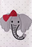 Maroon Alabama Elephant Applique Set Aaria Tees