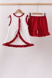 Maroon Alabama Elephant Applique Set Aaria Tees
