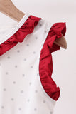 Maroon Alabama Elephant Applique Dress Aaria Tees