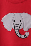 Maroon Alabama Elephant Applique Set Aaria Tees