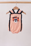AU Tiger Applique Ruffle Stripe Bubble Aaria Tees