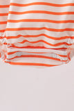 AU Tiger Applique Ruffle Stripe Bubble Aaria Tees