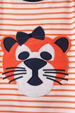 AU Tiger Applique Stripe Set - Aaria Tees Aaria Tees