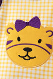 Purple LSU Tiger Applique Bloomer Set Aaria Tees