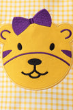 Purple LSU Tiger Applique Ruffle Set - Aaria Tees Aaria Tees