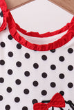 Red Georgia Bulldog Applique Ruffle Set Aaria Tees