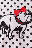 Red Georgia Bulldog Applique Ruffle Set Aaria Tees