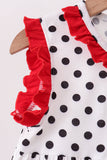 Red Georgia Bulldog Applique Dress Aaria Tees