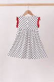Red Georgia Bulldog Applique Dress Aaria Tees