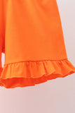 Orange Tennessee Dog Appliqué Set Aaria Tees
