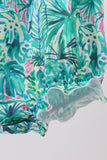 Green Lily Floral Bubble Aaria Tees