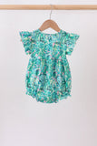 Green Lily Floral Bubble Aaria Tees