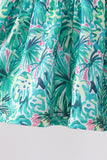 Green Lily Floral Bloomer Set Aaria Tees