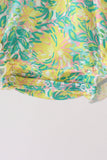 Yellow Lily Floral Bubble Aaria Tees