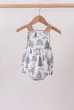 Khaki Deer Forest Bubble Aaria Tees