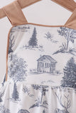 Khaki Deer Forest Bubble Aaria Tees