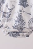 Khaki Deer Forest Bubble Aaria Tees